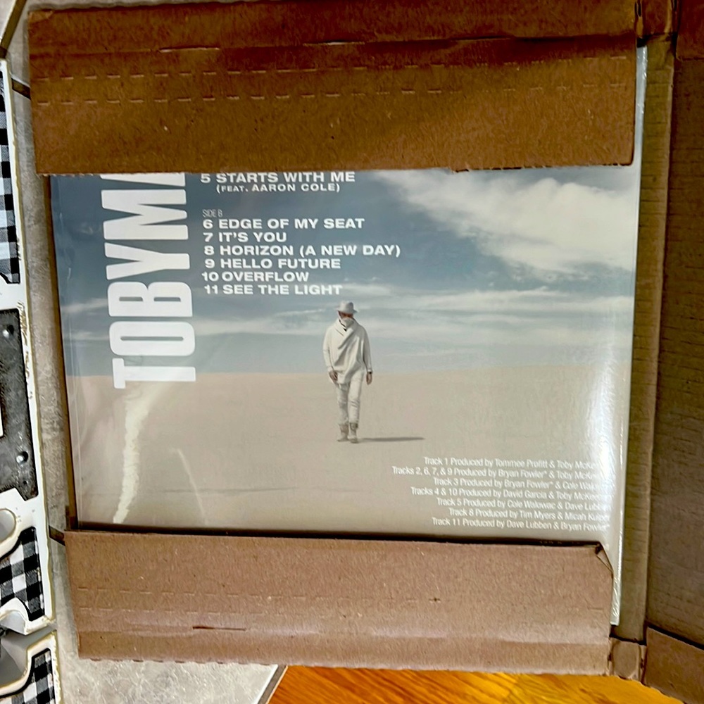 TOBY MAC record! Brand new in packaging and shipping box. Never opened.